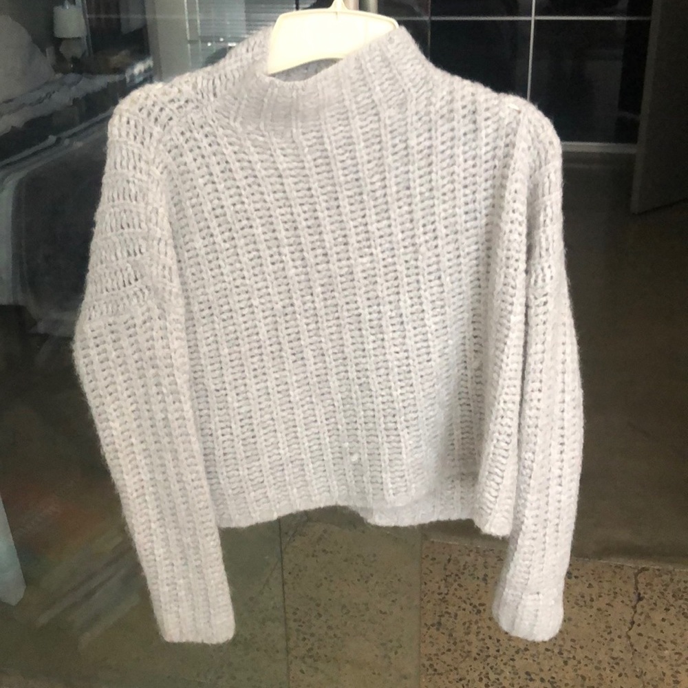 Mock neck sweater